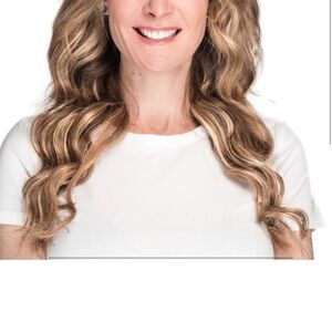 NIB LOCKS & MANE Snap In 18” Hair Extensions Butter Pecan Human Non Synthetic